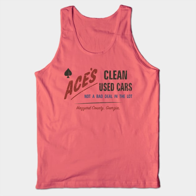 Ace's Clean Used Cars Tank Top by JCD666